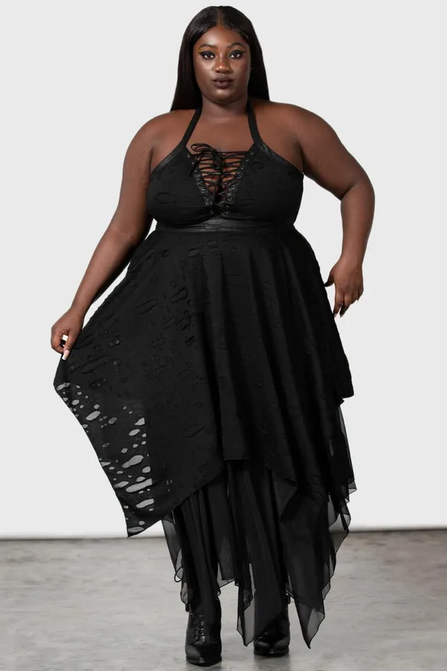 Killstar Badlands Dress Women Maxi