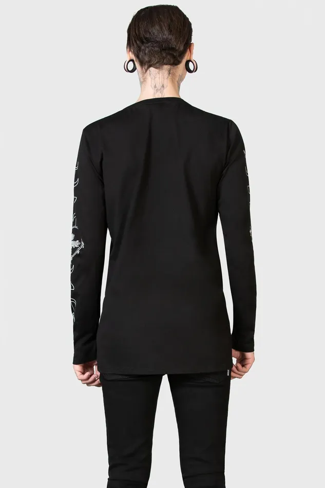 Killstar Baphomette Long Sleeve Top Women Long Sleeves