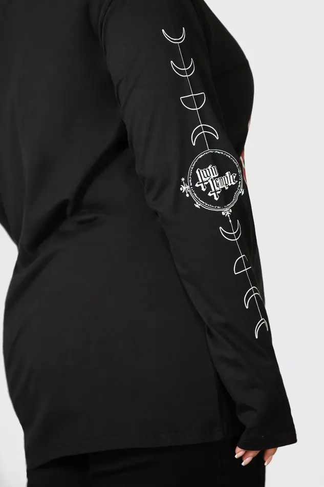 Killstar Baphomette Long Sleeve Top Women Long Sleeves
