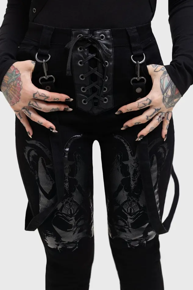 Killstar Baphster Jeans Women Trousers and Jeans