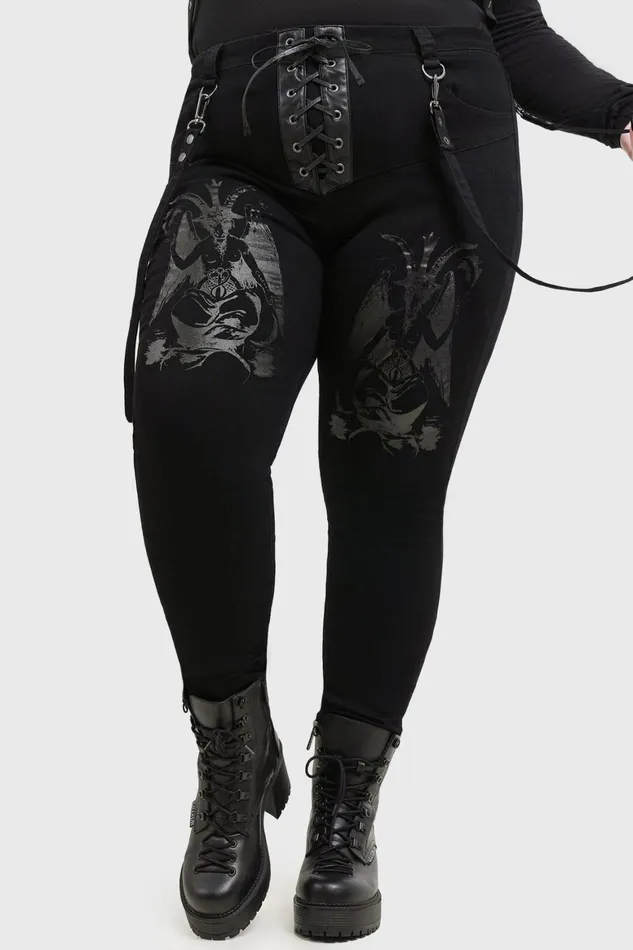 Killstar Baphster Jeans Women Trousers and Jeans
