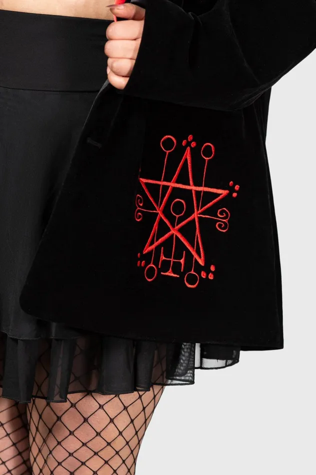 Killstar Beelzebub Jacket Women Velvet