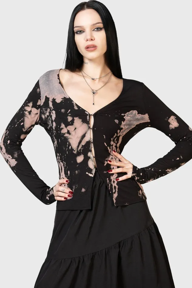 Killstar Bleakat Cardigan Women Long Sleeves