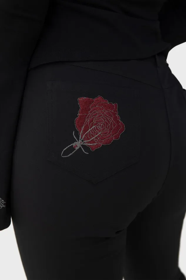 Killstar Blood Rose Flares Women Flares