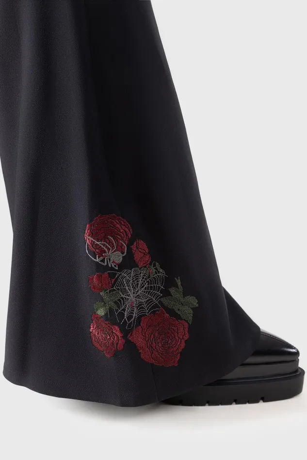 Killstar Blood Rose Flares Women Flares