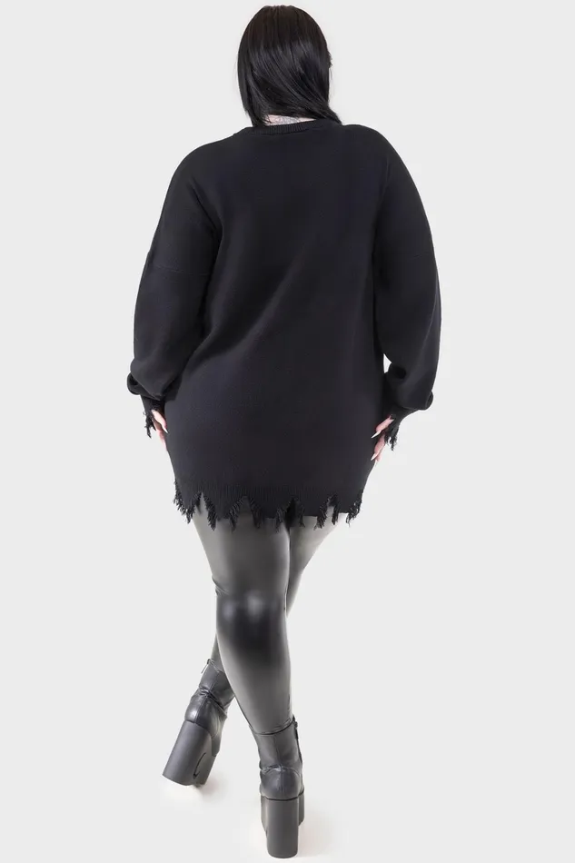 Killstar Blood Sucker Sweater Men Knitwear
