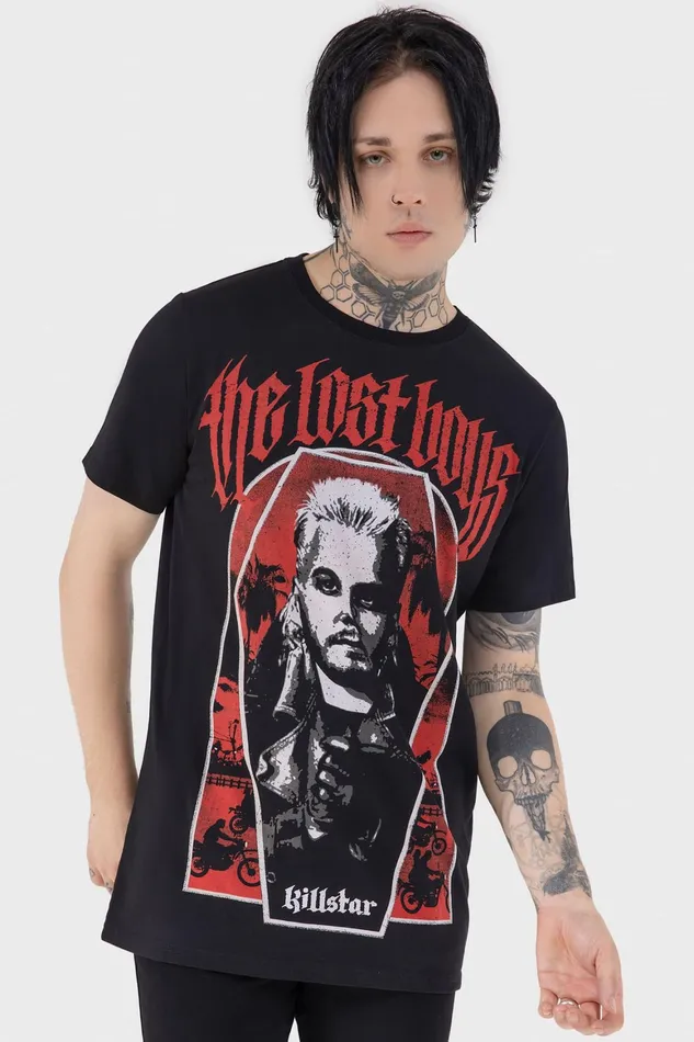Killstar Boardwalk T Shirt Men Graphic Tops