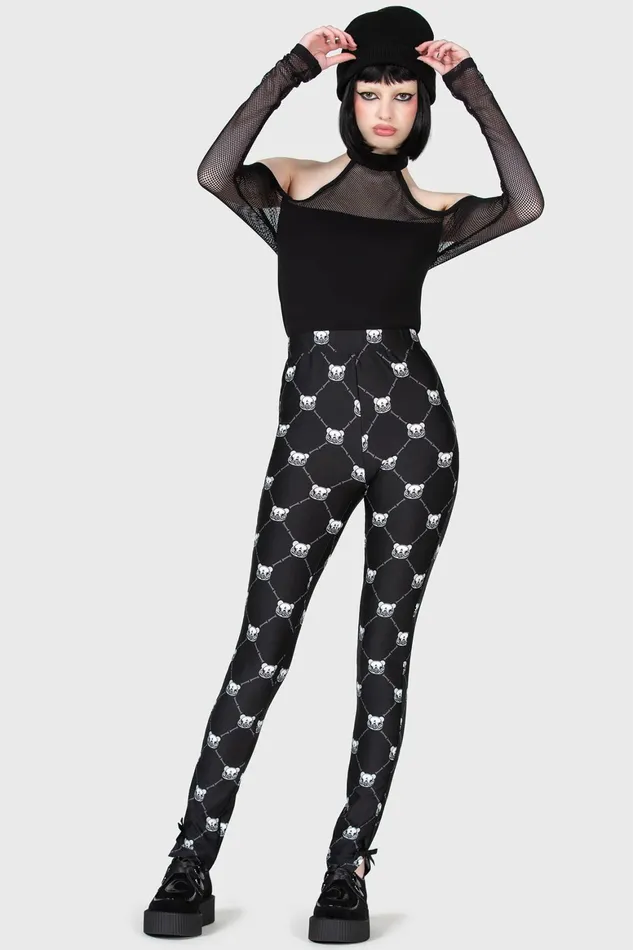 Killstar Bone To Pick Leggings Women Chill Out
