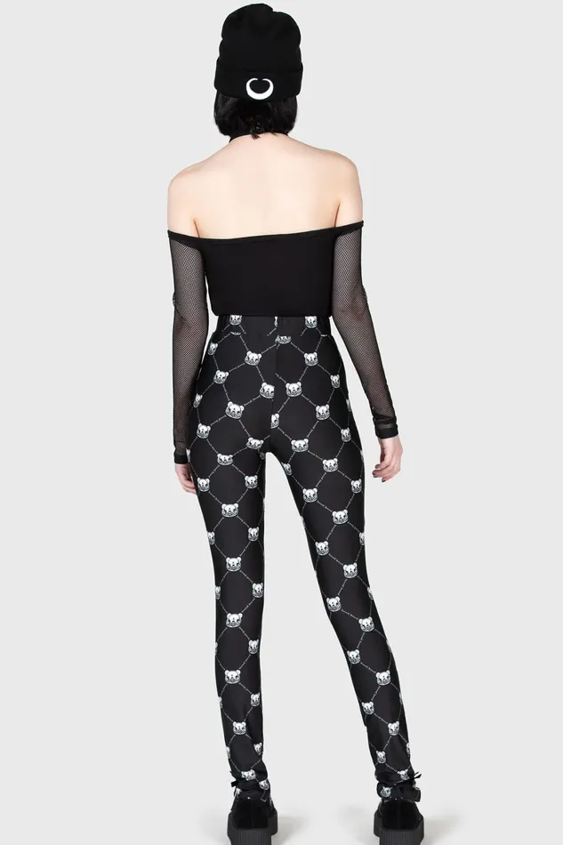 Killstar Bone To Pick Leggings Women Chill Out