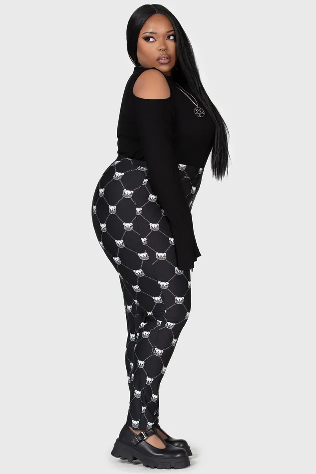 Killstar Bone To Pick Leggings Women Chill Out