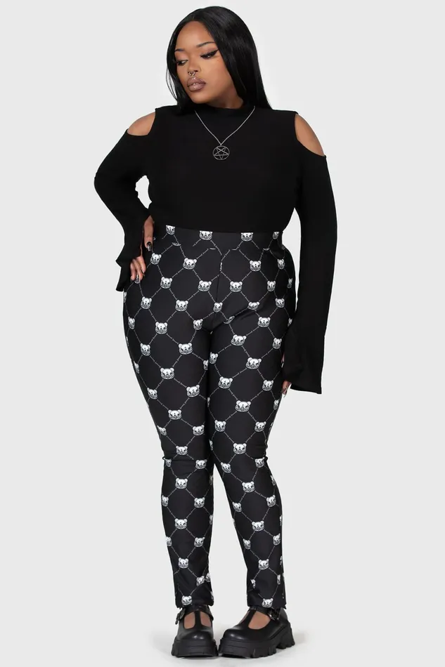 Killstar Bone To Pick Leggings Women Chill Out