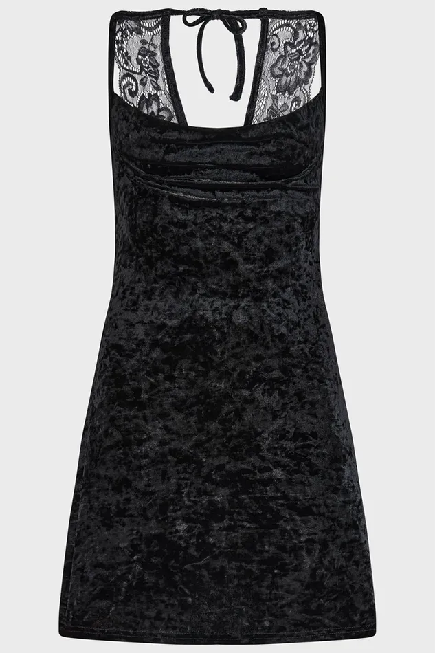 Killstar Burnt Obsidian Lounge Dress Women Loungewear