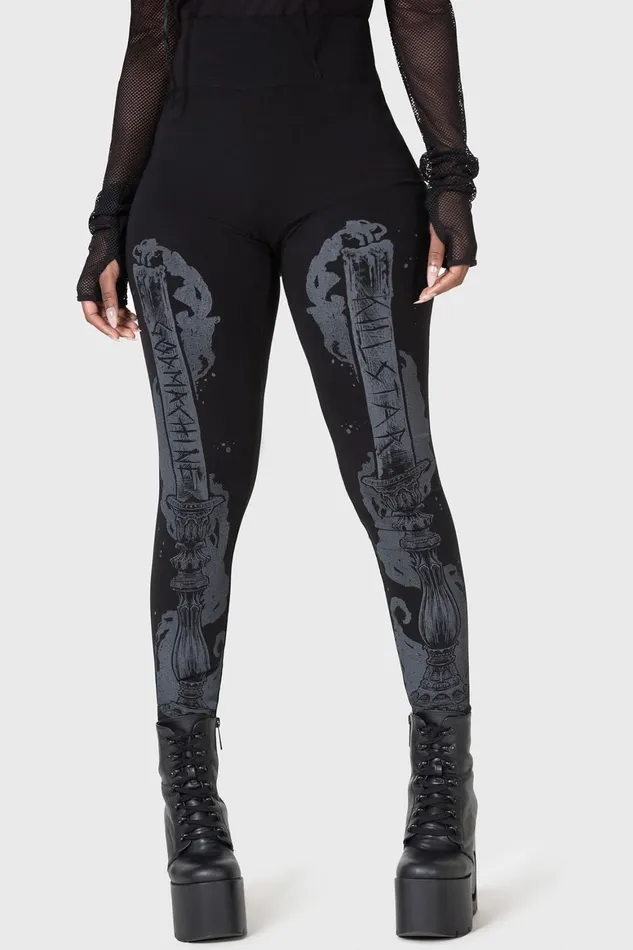 Killstar Candelabrum Leggings Women Leggings