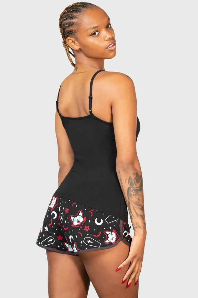 Killstar Cat Spat Cami Top Women Chill Out