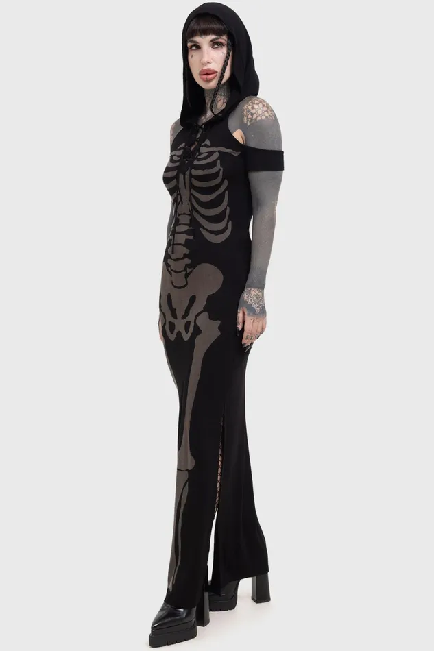 Killstar Catacomb Dress Women Maxi