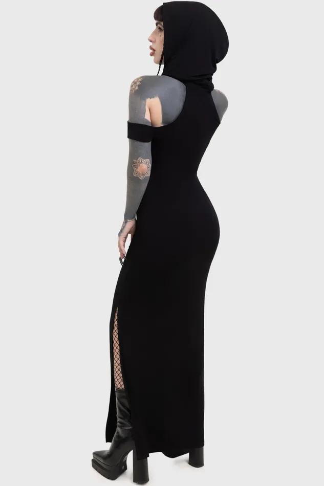 Killstar Catacomb Dress Women Maxi