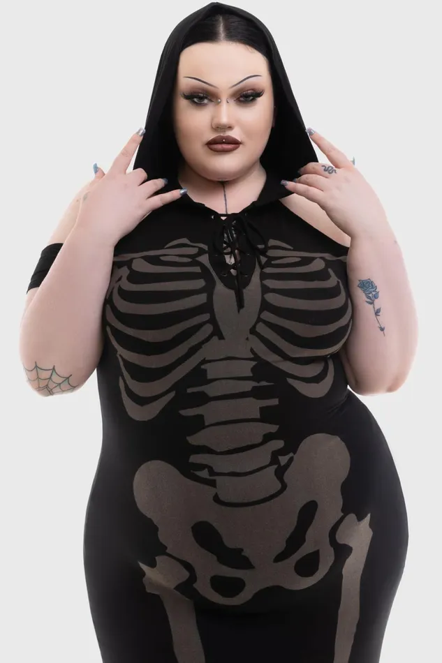 Killstar Catacomb Dress Women Maxi