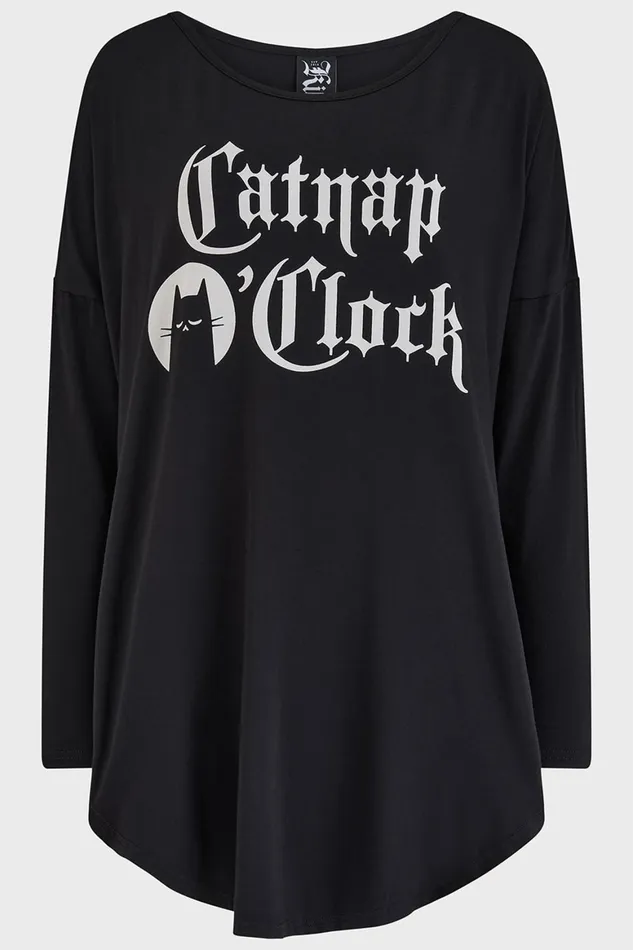 Killstar Catnap Lounge Dress Women Mini