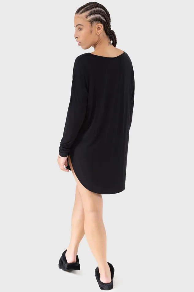 Killstar Catnap Lounge Dress Women Mini