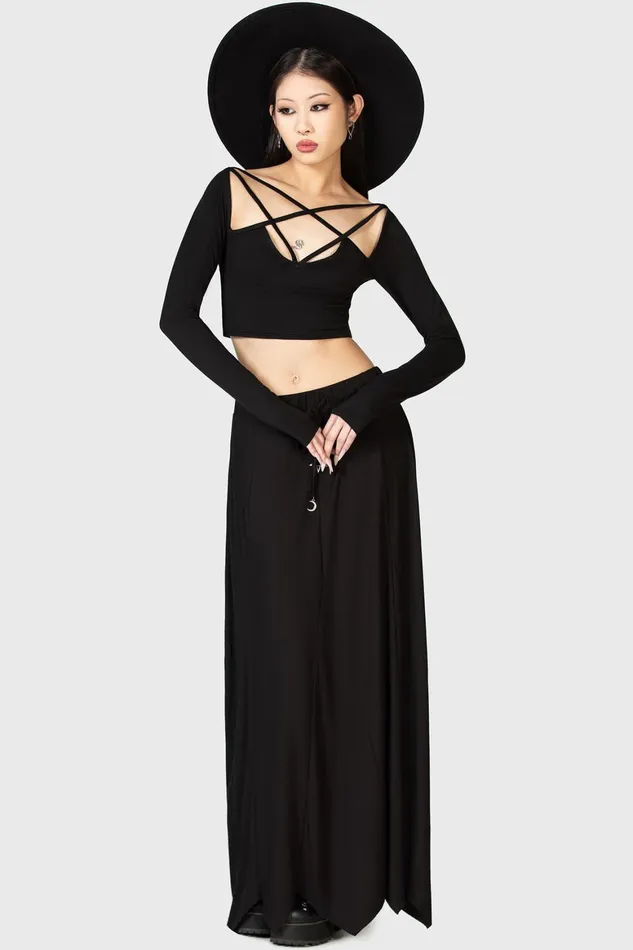 Killstar Celestial Night Crop Top Women Basics