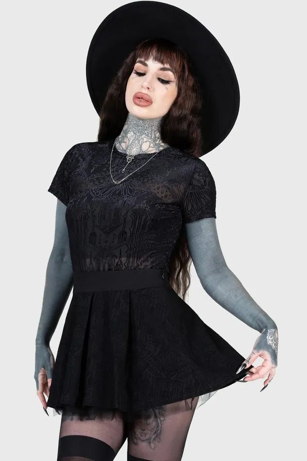 Killstar Chapel Of Hatred Crop Top Women Crop