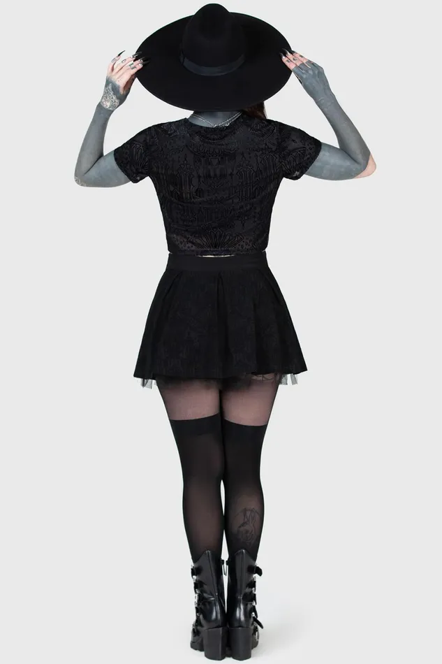 Killstar Chapel Of Hatred Crop Top Women Crop