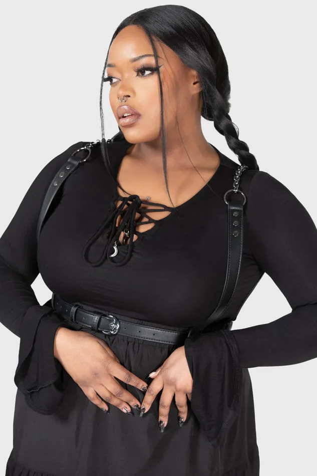 Killstar City Of Moon Harness Women Harnesses and Belts
