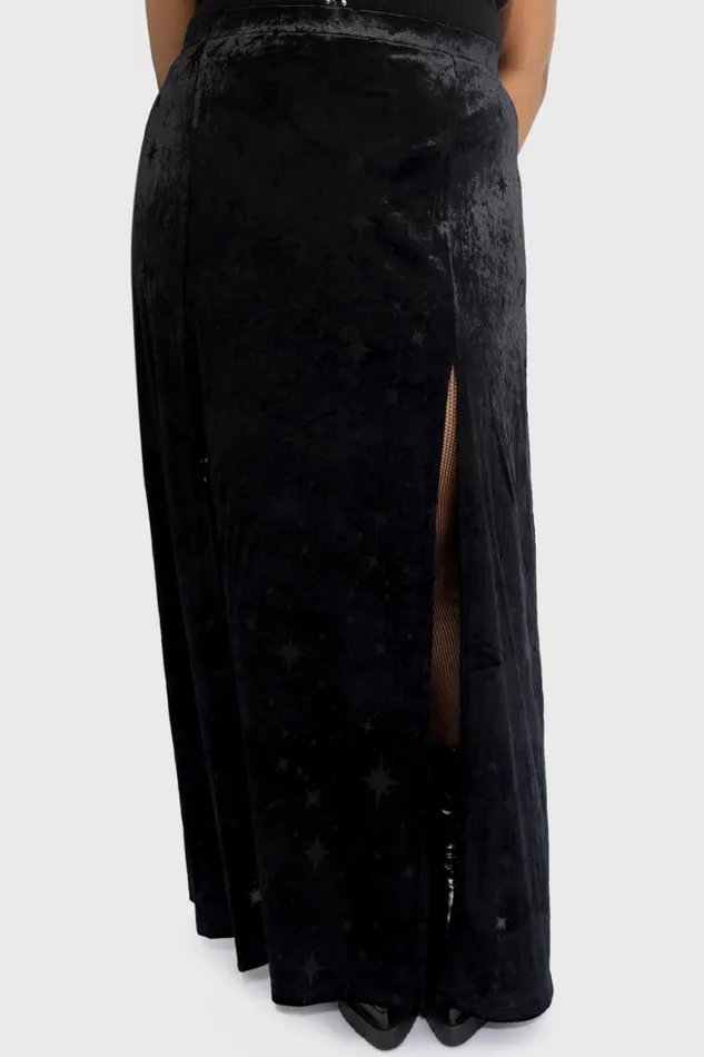 Killstar Coma Star Maxi Skirt Women Maxi Skirts