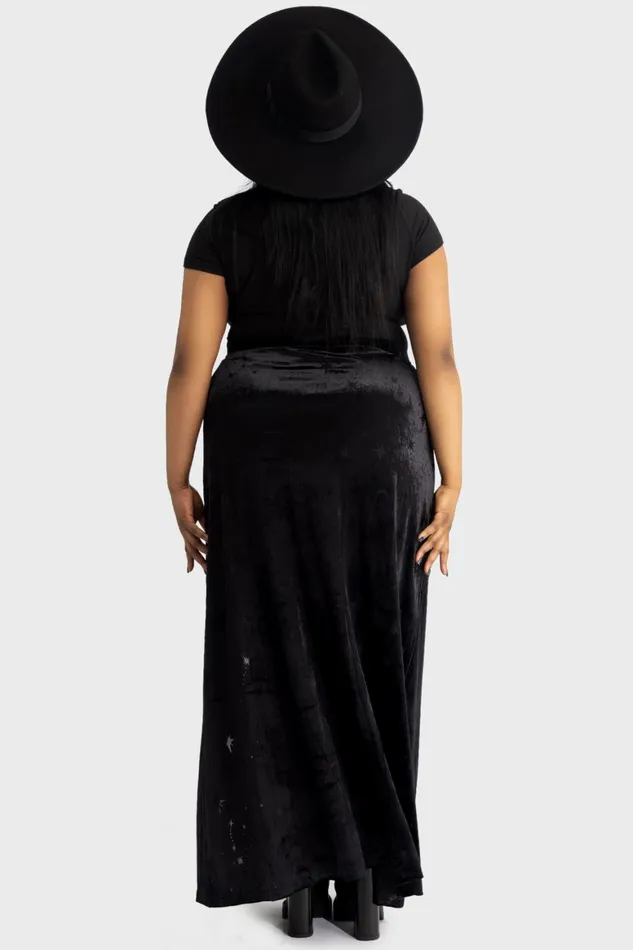 Killstar Coma Star Maxi Skirt Women Maxi Skirts