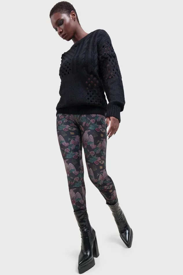 Killstar Corax Leggings Women Leggings