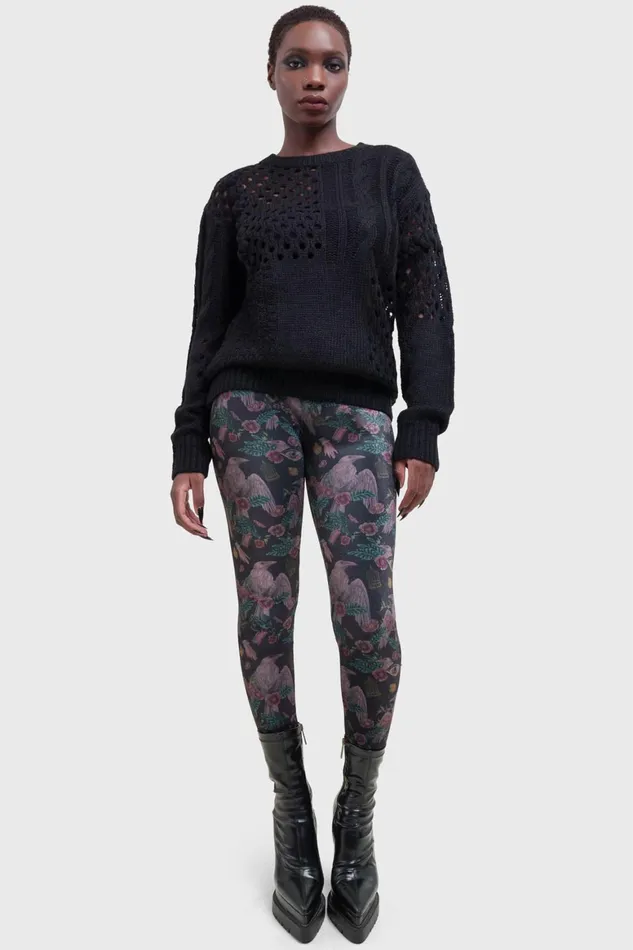 Killstar Corax Leggings Women Leggings