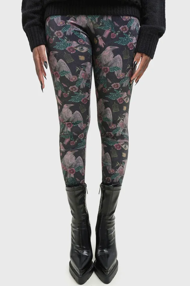 Killstar Corax Leggings Women Leggings