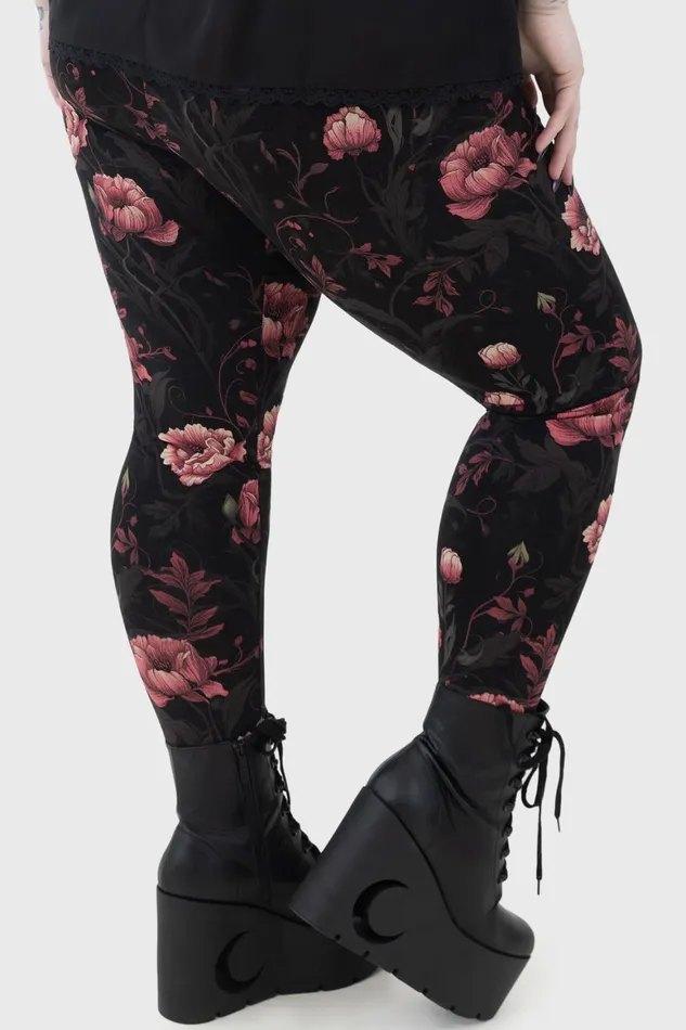 Killstar Cottage Chorus Leggings Women Leggings