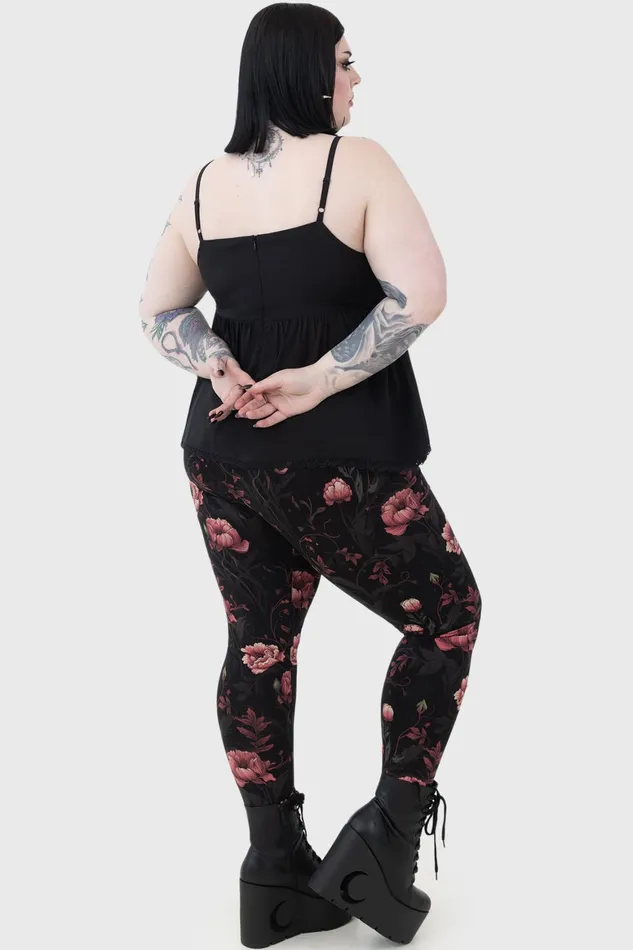 Killstar Cottage Chorus Leggings Women Leggings