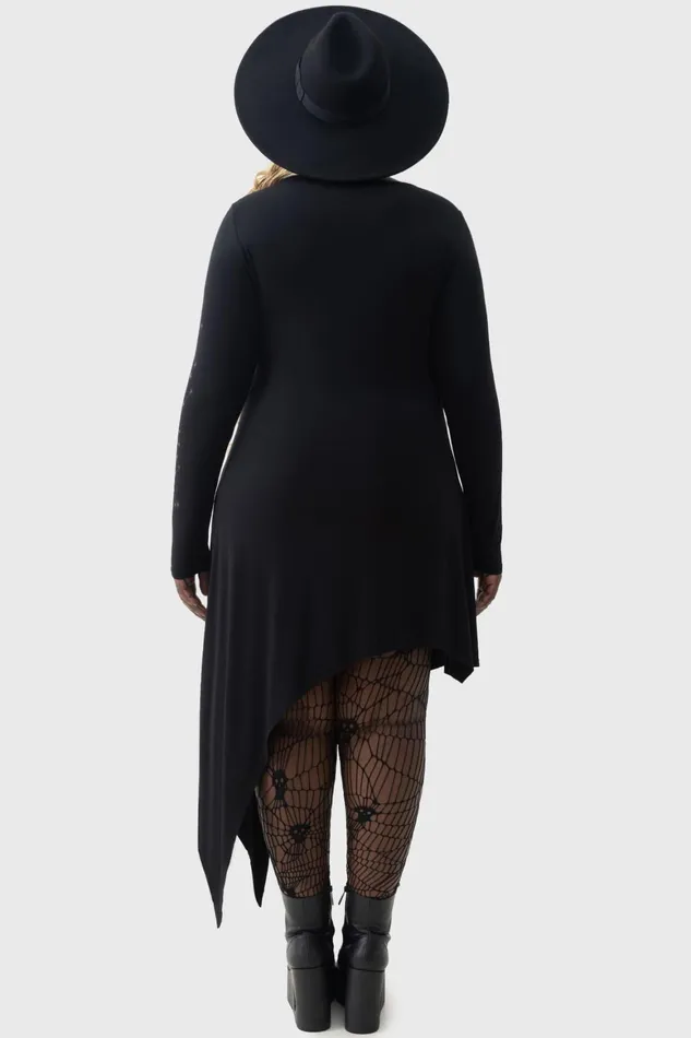 Killstar Crescent Doom Dress Women Midi