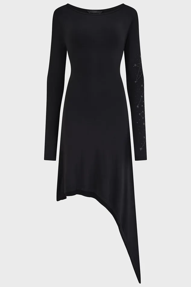 Killstar Crescent Doom Dress Women Midi