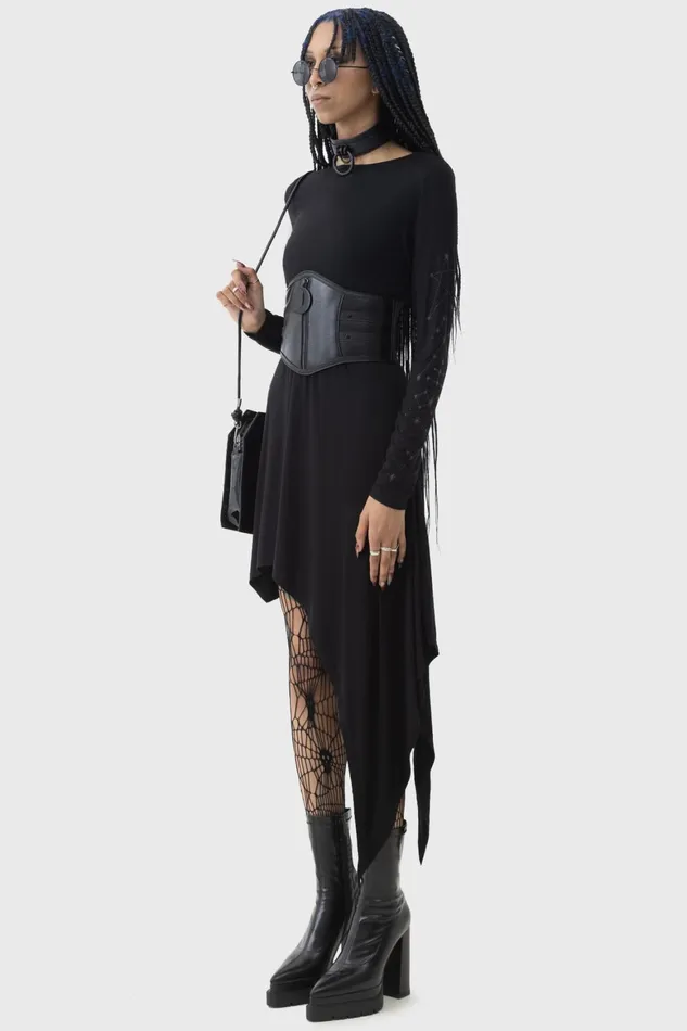 Killstar Crescent Doom Dress Women Midi