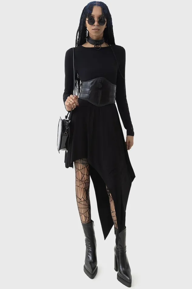 Killstar Crescent Doom Dress Women Midi