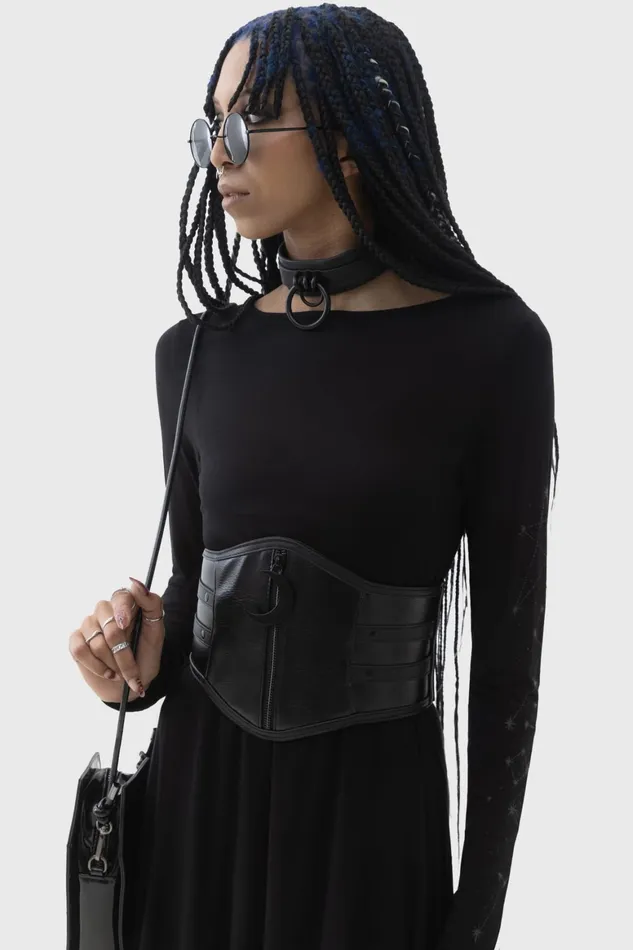 Killstar Crescent Doom Dress Women Midi