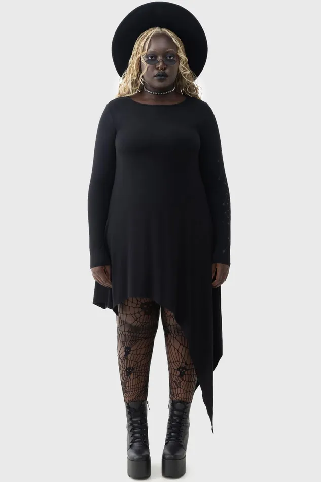 Killstar Crescent Doom Dress Women Midi