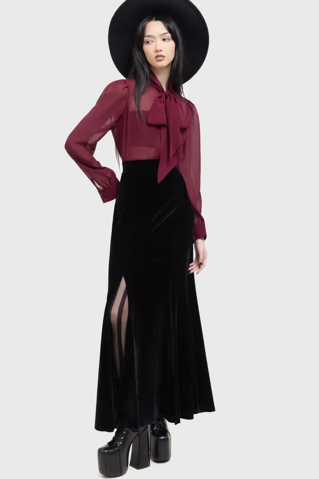 Killstar Crimson Oracle Blouse Women Basics
