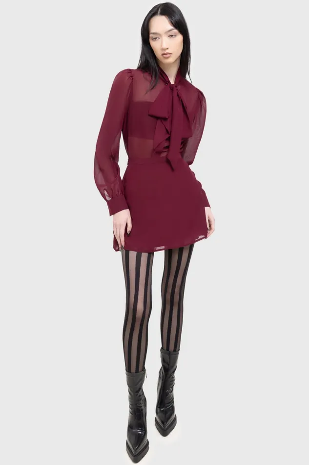 Killstar Crimson Oracle Skirt Women Mini Skirts