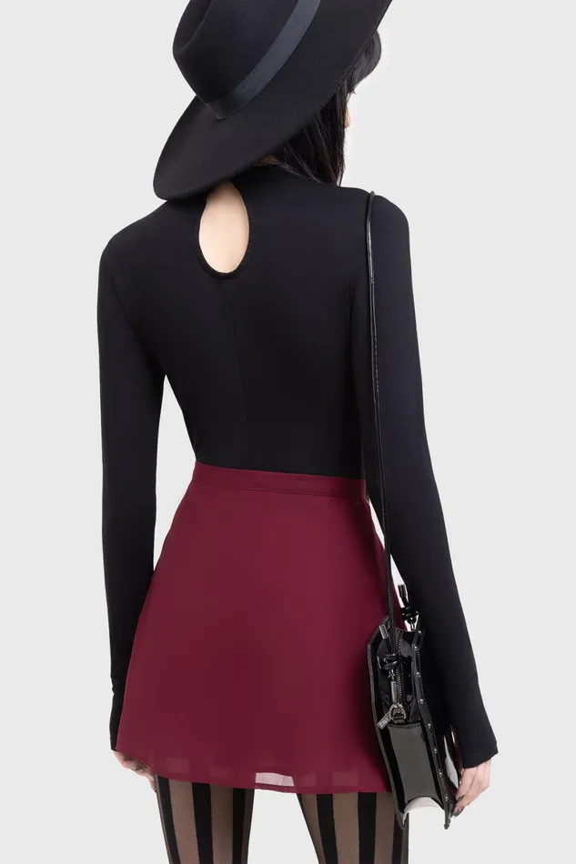Killstar Crimson Oracle Skirt Women Mini Skirts
