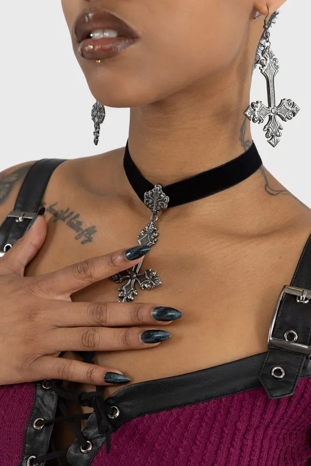 Killstar Crossed Fates Earrings Women Earrings