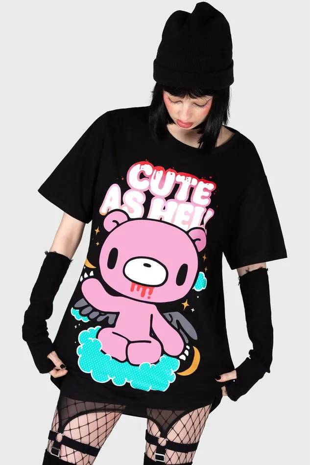 Killstar Cute As Hell TShirt Men TShirts and Vests