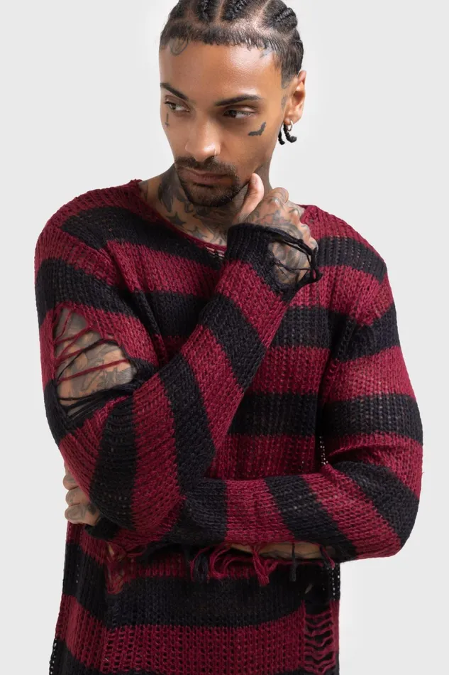 Killstar Dahlia Knit Sweater Men Knitwear