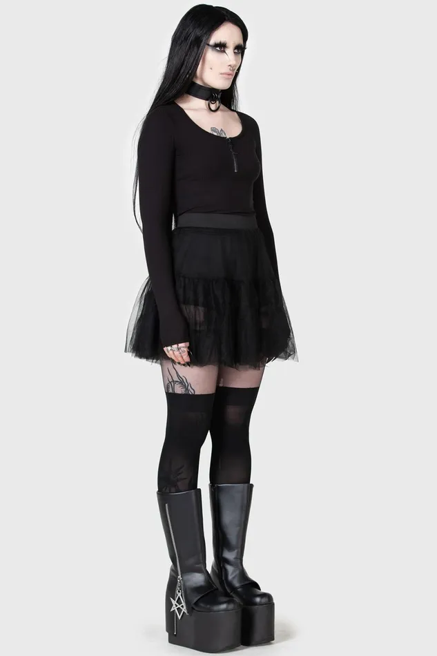 Killstar Dance All Night Mini Skirt Women Mini Skirts