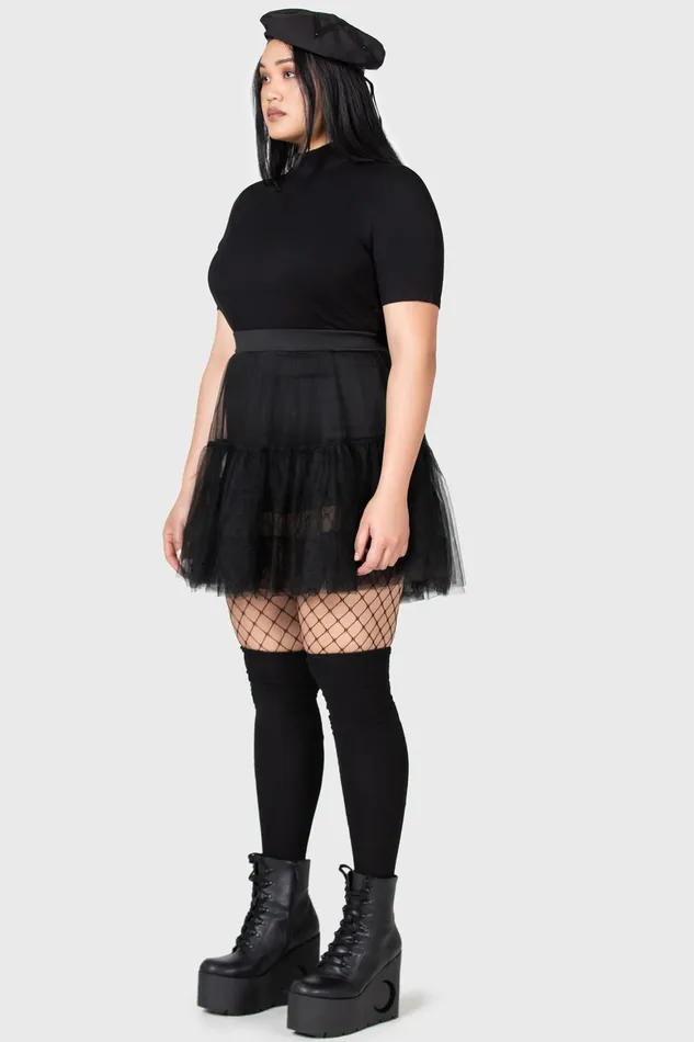Killstar Dance All Night Mini Skirt Women Mini Skirts