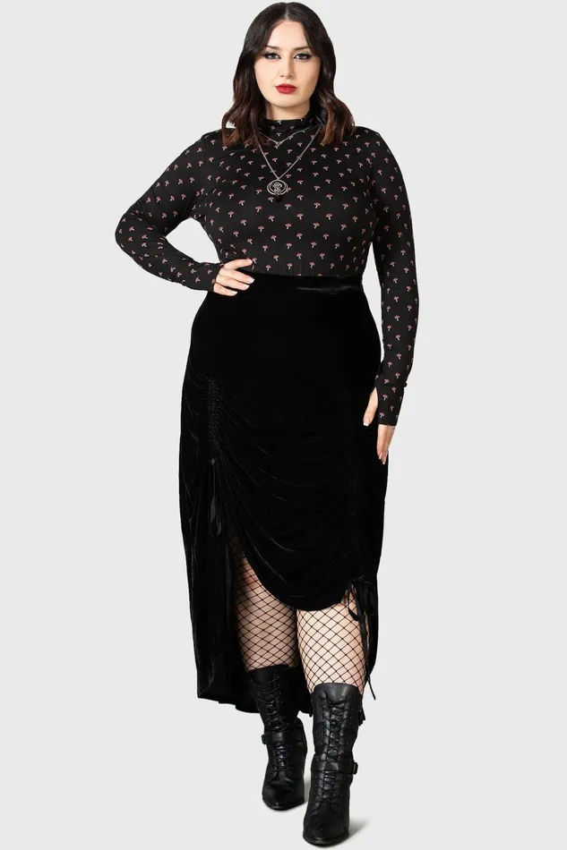 Killstar Dapperling Long Sleeve Top Women Long Sleeves