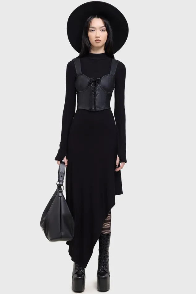 Killstar Dark Presence Dress Women Midi
